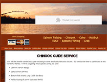 Tablet Screenshot of chinookguide.com
